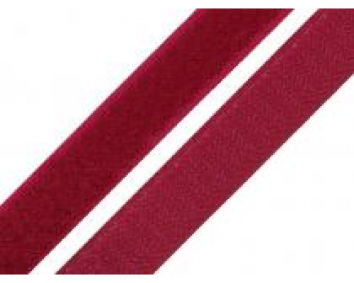 Липучка пришивная шир.2,5 см (25 мм) арт.3566 цв.бордовый уп.25 м